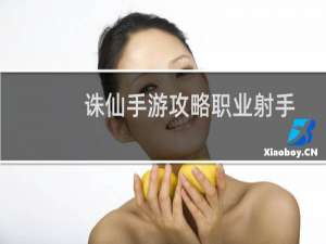 诛仙手游攻略职业射手