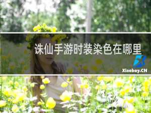 诛仙手游时装染色在哪里