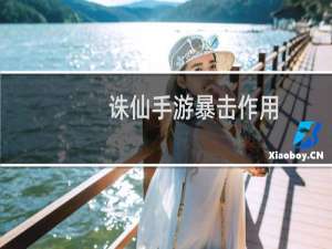 诛仙手游暴击作用