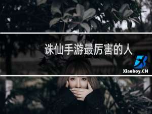 诛仙手游最厉害的人