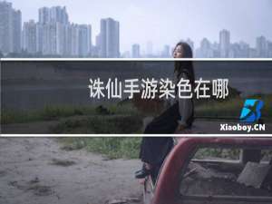 诛仙手游染色在哪