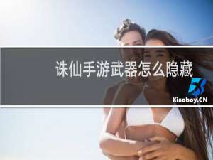 诛仙手游武器怎么隐藏