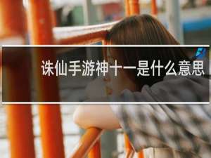 诛仙手游神十一是什么意思