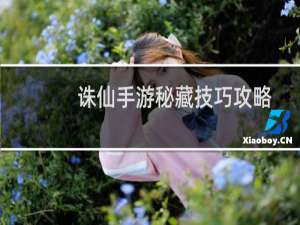 诛仙手游秘藏技巧攻略