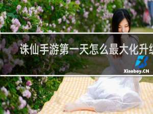 诛仙手游第一天怎么最大化升级