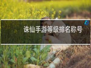 诛仙手游等级排名称号