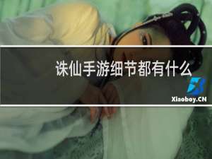 诛仙手游细节都有什么