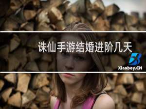 诛仙手游结婚进阶几天