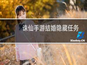 诛仙手游结婚隐藏任务