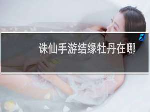 诛仙手游结缘牡丹在哪