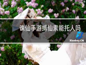 诛仙手游缚仙索能托人吗