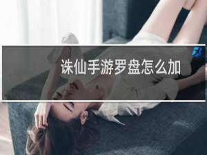诛仙手游罗盘怎么加