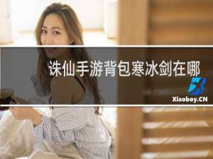 诛仙手游背包寒冰剑在哪