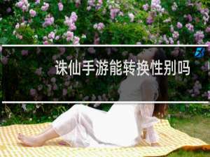 诛仙手游能转换性别吗