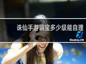 诛仙手游萌宝多少级能自理