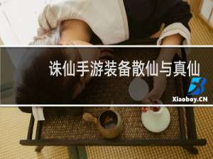 诛仙手游装备散仙与真仙
