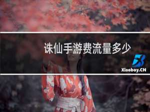 诛仙手游费流量多少