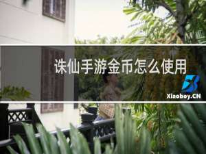 诛仙手游金币怎么使用