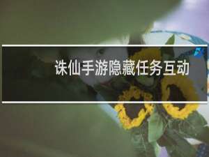 诛仙手游隐藏任务互动