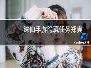 诛仙手游隐藏任务郑爽