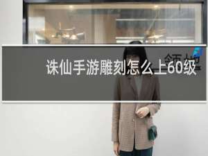 诛仙手游雕刻怎么上60级