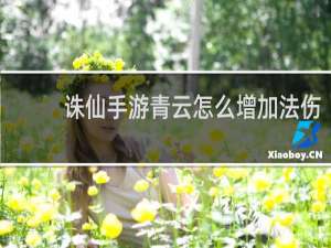 诛仙手游青云怎么增加法伤