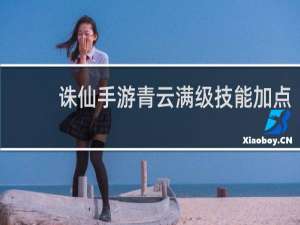 诛仙手游青云满级技能加点