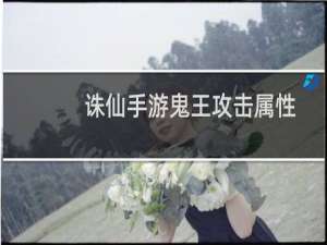 诛仙手游鬼王攻击属性
