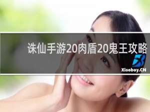 诛仙手游 肉盾 鬼王攻略