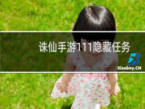 诛仙手游111隐藏任务