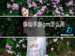 诛仙手游gm怎么用
