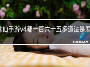 诛仙手游v4都一百六十五多道法是怎么玩的