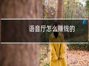 语音厅怎么赚钱的（语音厅是什么工作）