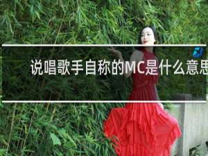 说唱歌手自称的MC是什么意思（mc是什么意思网络用语）什么梗