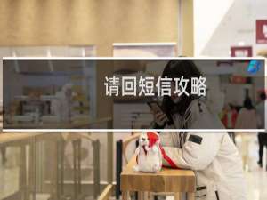 请回短信攻略