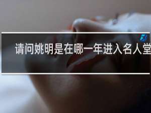 请问姚明是在哪一年进入名人堂的