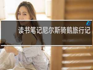 读书笔记尼尔斯骑鹅旅行记