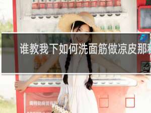 谁教我下如何洗面筋做凉皮那种