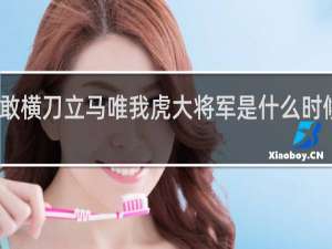 谁敢横刀立马唯我虎大将军是什么时候什么梗