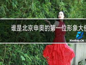 谁是北京申奥的第一位形象大使