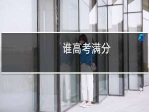 谁高考满分