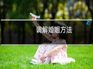 调解婚姻方法