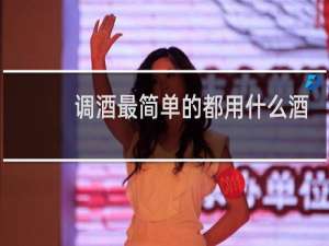 调酒最简单的都用什么酒