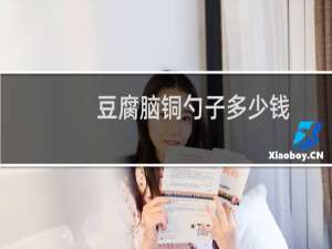 豆腐脑铜勺子多少钱