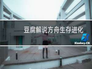 豆腐解说方舟生存进化