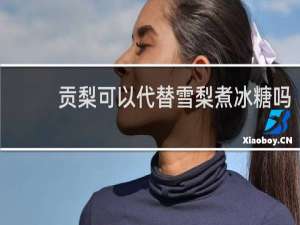 贡梨可以代替雪梨煮冰糖吗