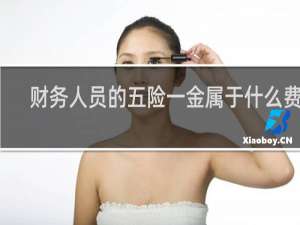 财务人员的五险一金属于什么费用