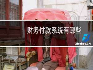 财务付款系统有哪些