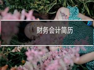 财务会计简历