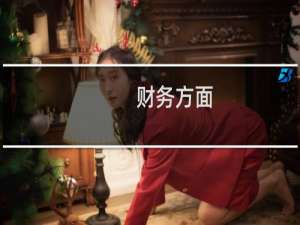 财务方面